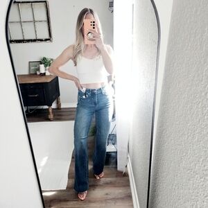 Judy Blue MR Tummy Control Medium Wash Classic Straight Fit Jeans Various NEW